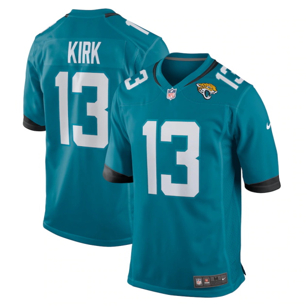 mens nike christian kirk teal jacksonville jaguars game jersey